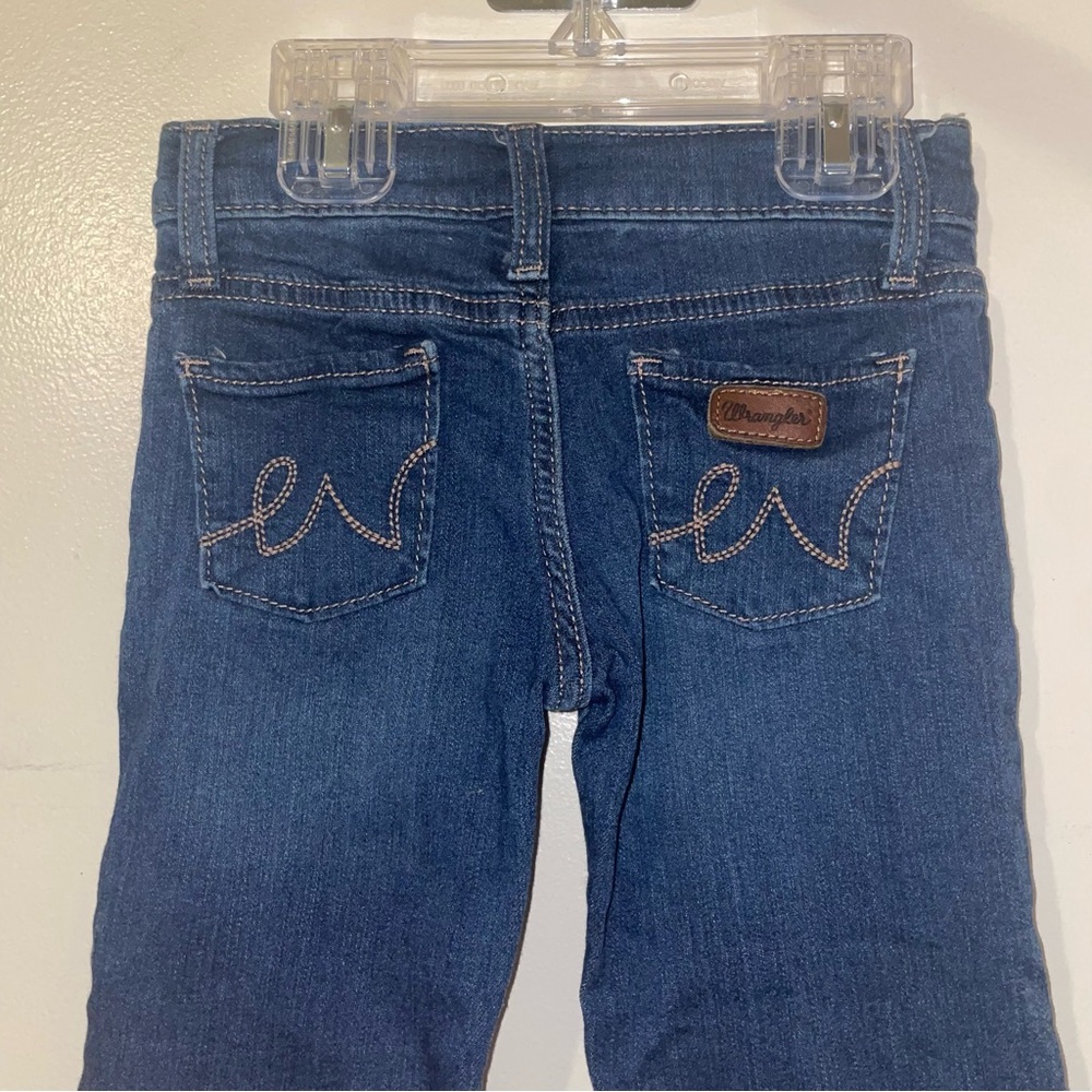 Little Girl Size 4T Wrangler Jeans - Picture 2 of 6
